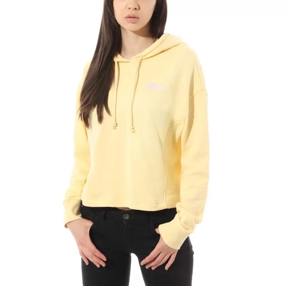 Vans Session Up Hoodie in Butter Yellow, Size S
